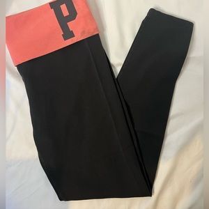 Victoria Secret Fold Over Yoga Leggings